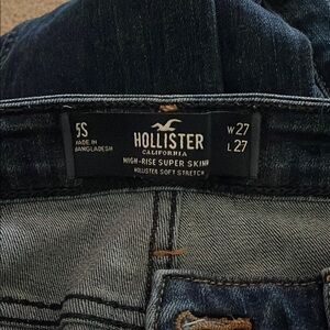 Hollister High-Rise Super Skinny Jeans - Dark Wash